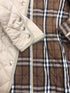 Burberry Belted Diamond-Quilted Jacket