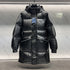 Prada Black Hooded Glossy Quilted Puffer Jacket