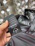 Prada Black Hooded Glossy Quilted Puffer Jacket