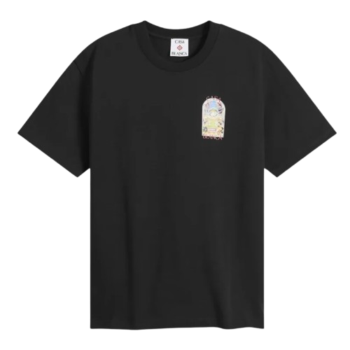 T-shirt Casablanca Landscape Black