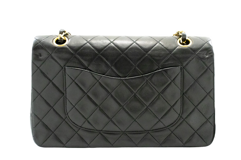Vintage Classic Double Flap Bag Quilted Lambskin Medium
