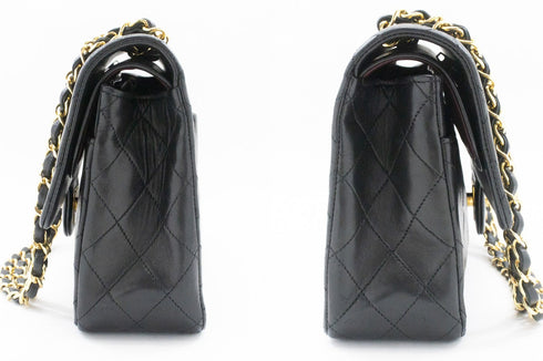 Vintage Classic Double Flap Bag Quilted Lambskin Medium