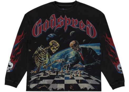 Godspeed Checkmate L/S T-shirt Black