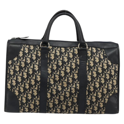 Vintage Trotter Boston Bag Diorissimo Canvas Medium
