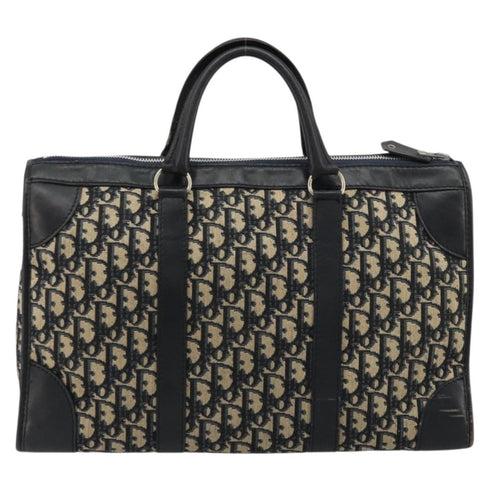 Vintage Trotter Boston Bag Diorissimo Canvas Medium