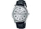 Casio Men’s Silver Dial Analog Watch with Black Leather Strap MTP-V001L-7BUDF