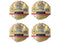 Squishy Bun The Original Mystery Dumpling-Seashell Edition Blind Box 4x Lot