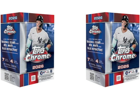 2026 Topps Chrome Baseball Value Box 2x Lot
