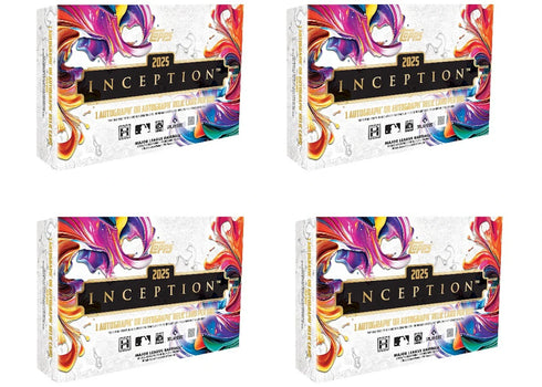 2025 Topps Inception Baseball Hobby Box 4x Lot