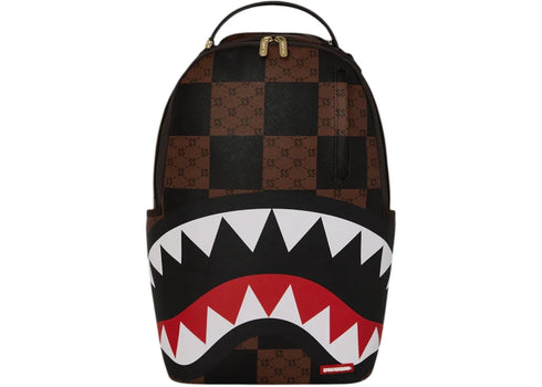 Sprayground That Big Check Shark Backpack Multicolor
