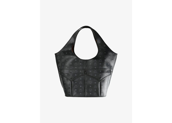 MCM Aren Vi X-Large Shopper Black