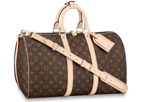 Louis Vuitton Keepall Bandouliere Monogram 45 Brown