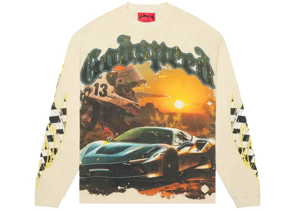 Godspeed Sunset Drift L/S T-shirt Bone