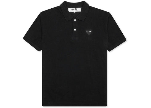 Comme des Garcons Play Black Emblem Polo Black