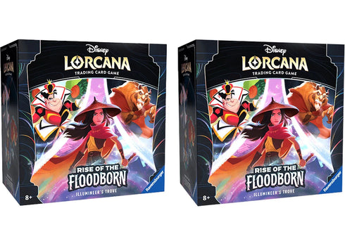 Disney Lorcana TCG The First Chapter Rise of the Floodborn Illumineer's Trove Box 2x Lot