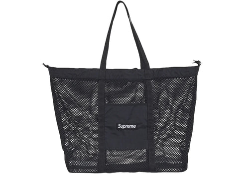 Supreme Mesh Tote Bag Black