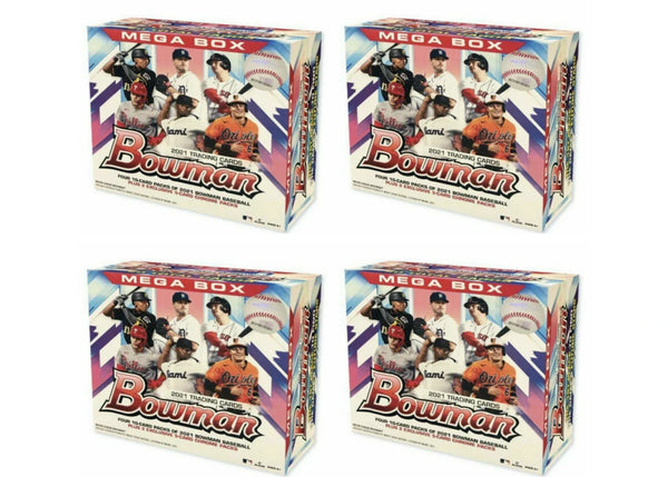 2021 Bowman Baseball Mega Box 4x Lot