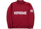 Supreme Tokyo Shop Flag Half Zip Pullover Dark Red