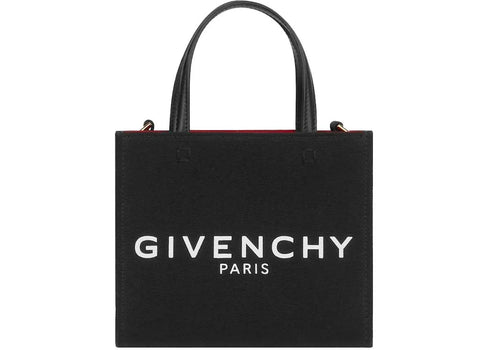 Givenchy Mini G-Tote Shopping Bag in Canvas Black