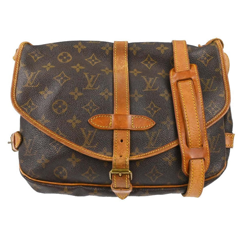 Saumur Handbag Monogram Canvas 30