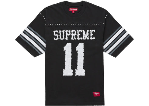 Supreme Studded S/S Football Top Black