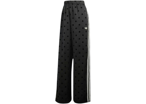 adidas Women's Satin Polka Dots Wide Leg Pant Black