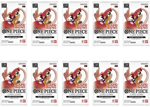 2026 One Piece x Round 1 Promotional Pack 10x Lot