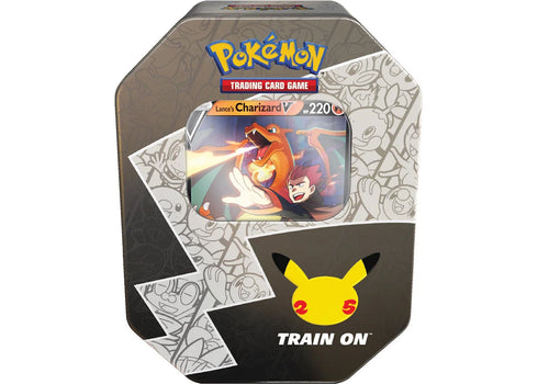 Pokémon TCG 25th Anniversary Celebrations Tin Lances Charizard V