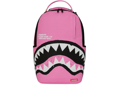 Sprayground Pink Shark Central Palace Backpack Pink
