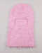 Pink Distressed Balaclava