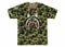 BAPE ABC Camo Shark Tee Green