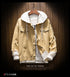 Blouson Hooded Denim Jacket