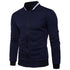 Zip Stand Collar Casual Jacket