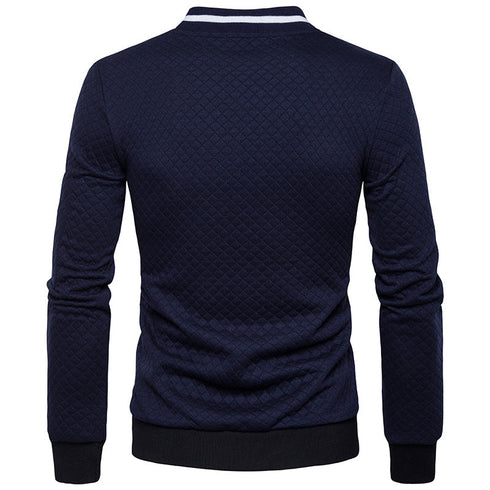 Zip Stand Collar Casual Jacket