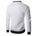 Zip Stand Collar Casual Jacket