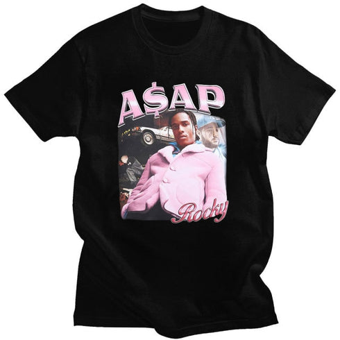 ASAP Rocky Vintage Rap Graphic T-shirt