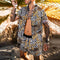 Vintage Printed Shirt + Shorts Set