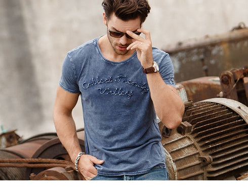 Retro Short Sleeve Streetwear T-Shirt
