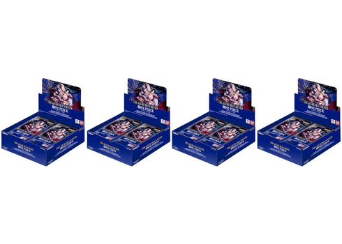 Bandai One Piece The Azure Sea's Seven (OP14-EB04) Booster Box 4x Lot