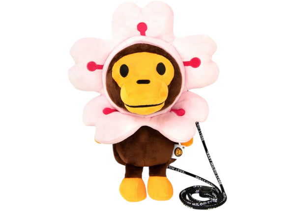 BAPE Baby Milo Mini CrossBody Flower Mobile Bag Brown