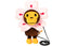 BAPE Baby Milo Mini CrossBody Flower Mobile Bag Brown