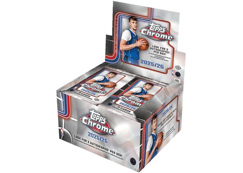 2025-26 Topps Chrome Basketball Hobby Jumbo Box