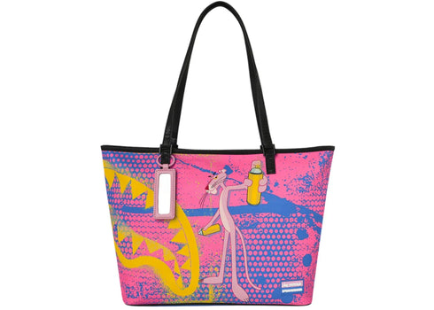 Sprayground Pink Panther Art Heist Tote Multicolor