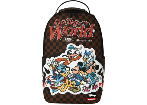 Sprayground Disney Mickey Official Collab Crew Ready Backpack Multicolor