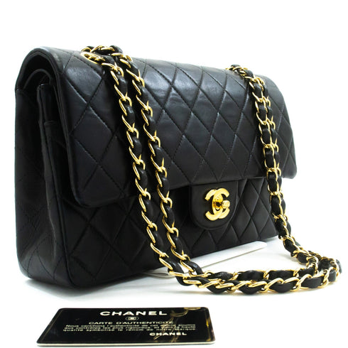 Vintage Classic Double Flap Bag Quilted Lambskin Medium