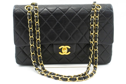 Vintage Classic Double Flap Bag Quilted Lambskin Medium