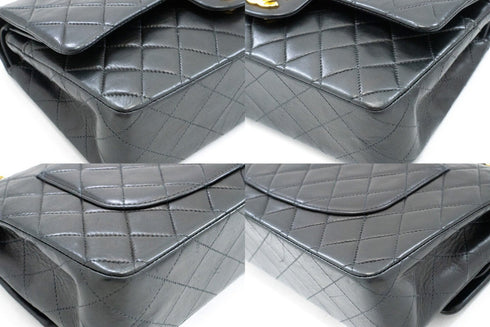 Vintage Classic Double Flap Bag Quilted Lambskin Medium