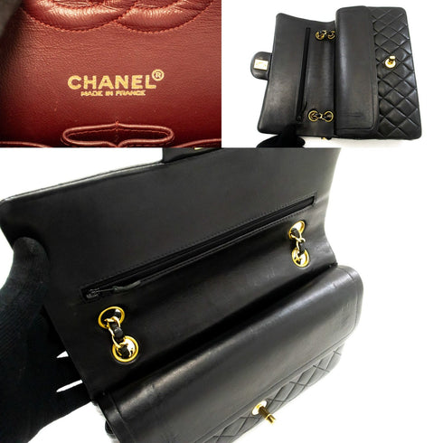 Vintage Classic Double Flap Bag Quilted Lambskin Medium