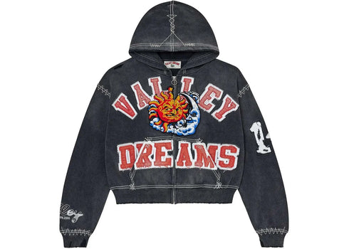 Vale Forever Sunny Zip Up Hoodie (Black)