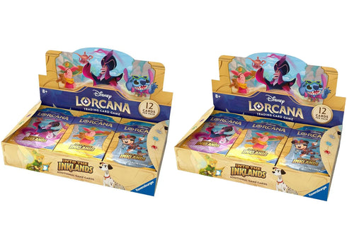 Disney Lorcana TCG Into the Inklands Booster Box 2x Lot